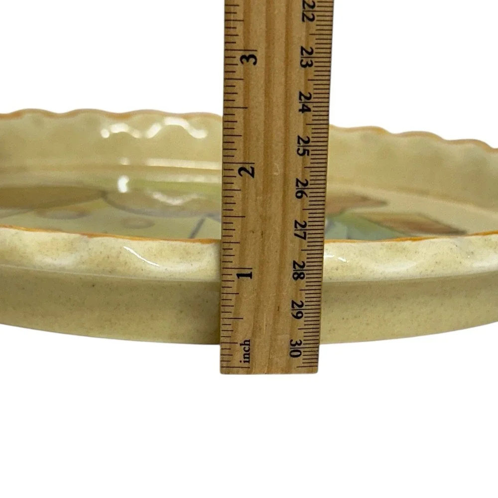 Vintage C.E. Springer Quiche Dish Platter 12